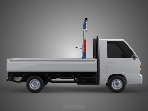 MANUAL HYDRAULIC JACK LIFTING HOIST JIB CRANE HOOK PICKUP TRUCK 3D 模型