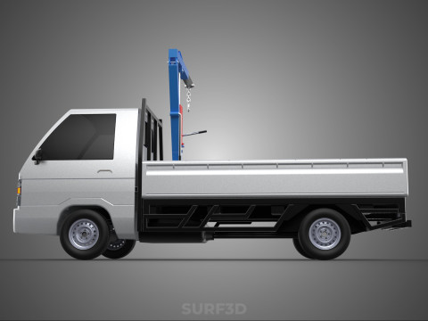 MANUAL HYDRAULIC JACK LIFTING HOIST JIB CRANE HOOK PICKUP TRUCK 3D 模型
