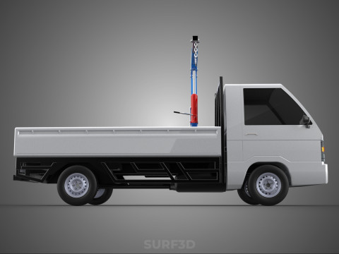 MANUAL HYDRAULIC JACK LIFTING HOIST JIB CRANE HOOK PICKUP TRUCK 3D 模型
