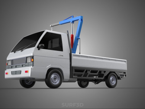 MANUAL HYDRAULIC JACK LIFTING HOIST JIB CRANE HOOK PICKUP TRUCK 3D 模型