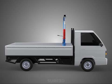 MANUAL HYDRAULIC JACK LIFTING HOIST JIB CRANE HOOK PICKUP TRUCK 3D 模型