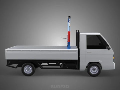 MANUAL HYDRAULIC JACK LIFTING HOIST JIB CRANE HOOK PICKUP TRUCK 3D Model