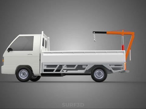 ANEXO MANUAL HIDR&Aacute;ULICO ELEVADOR DE JIB GUINDASTE CAMINH&Atilde;O PICKUP Modelo 3D