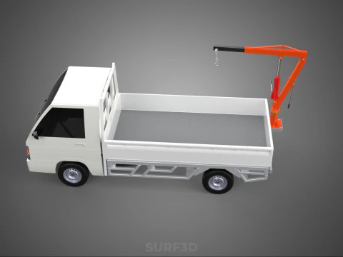 ANEXO MANUAL HIDR&Aacute;ULICO ELEVADOR DE JIB GUINDASTE CAMINH&Atilde;O PICKUP Modelo 3D