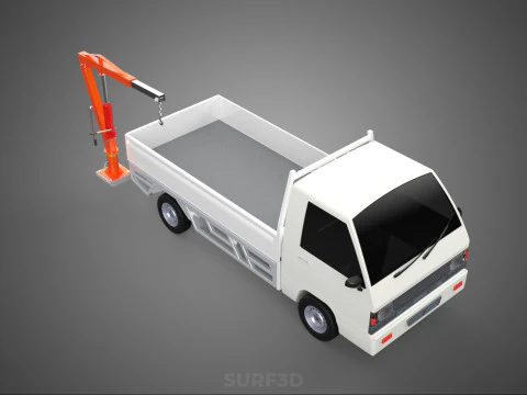 ANEXO MANUAL HIDR&Aacute;ULICO ELEVADOR DE JIB GUINDASTE CAMINH&Atilde;O PICKUP Modelo 3D