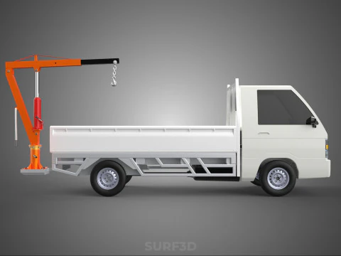 ANEXO MANUAL HIDR&Aacute;ULICO ELEVADOR DE JIB GUINDASTE CAMINH&Atilde;O PICKUP Modelo 3D