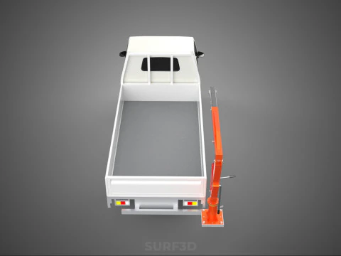 ANEXO MANUAL HIDR&Aacute;ULICO ELEVADOR DE JIB GUINDASTE CAMINH&Atilde;O PICKUP Modelo 3D