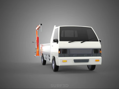 ANEXO MANUAL HIDR&Aacute;ULICO ELEVADOR DE JIB GUINDASTE CAMINH&Atilde;O PICKUP Modelo 3D