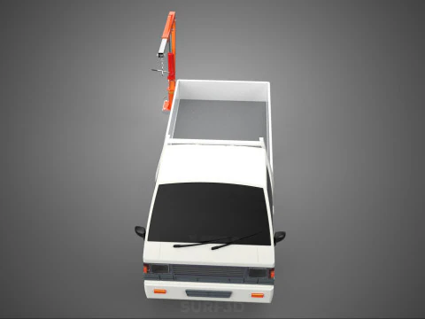 ANEXO MANUAL HIDR&Aacute;ULICO ELEVADOR DE JIB GUINDASTE CAMINH&Atilde;O PICKUP Modelo 3D