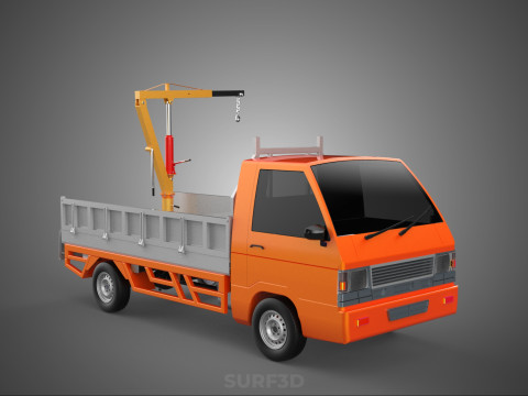 TAILGATE REAR GATE HYDRAULIC JACK LIFT HOIST CRANE PICKUP TRUCK Model 3D