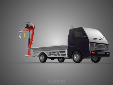 3 WAY WIDE DECK CRANE HOIST REMOTE ELECTRIC WINCH PICKUP TRUCK Model 3D