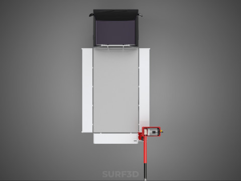 3 WAY WIDE DECK CRANE HOIST REMOTE ELECTRIC WINCH PICKUP TRUCK Model 3D