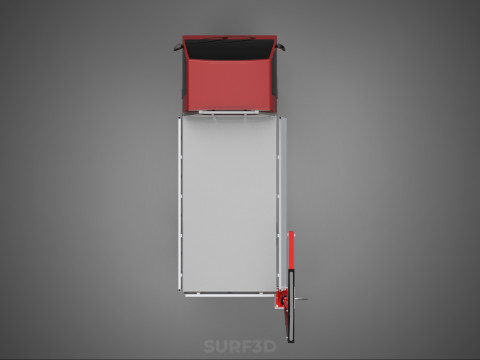 ATTACHMENT HYDRAULIC LIFT JIB CRANE WINCH WIDE DECK PICKUP TRUCK Model 3D