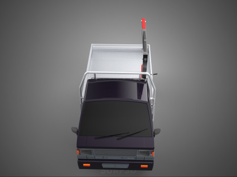 SWIVEL JIB CRANE WINCH HOIST FLATBED TRUCK PICKUP TRAILER HAUL 3Dモデル