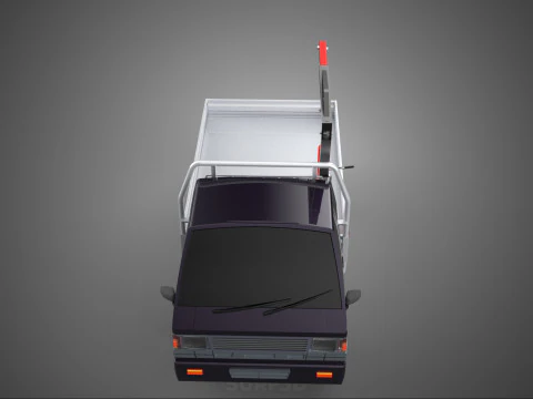 SWIVEL JIB CRANE WINCH HOIST FLATBED TRUCK PICKUP TRAILER HAUL 3D Model