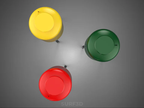 STANDARD INDUSTRIAL FLUID LIQUID CHEMICAL STORAGE CONTAINER TANK 3D Model