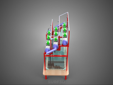 PLANT CULTIVATION HYDROPONIC WATER CYCLE TANK PUMP NOZZLE SPRAY Model 3D