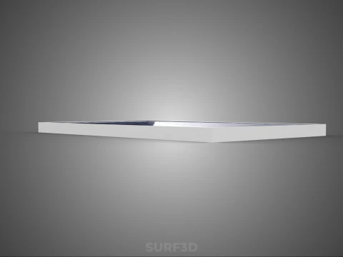 RECTANGULAR SOLAR CELL PHOTOVOLTAIC PANEL RENEWABLE SUN ENERGY 3D Model