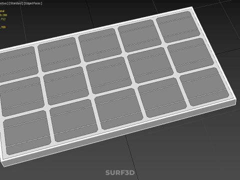 STANDARD SOLAR CELL PHOTOVOLTAIC PANEL RENEWABLE SUNLIGHT ENERGY 3D मॉडल