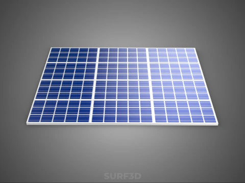 ARRAY SOLAR PANEL MODULE CELL PHOTOVOLTAIC RENEWABLE SUN ENERGY 3D Model