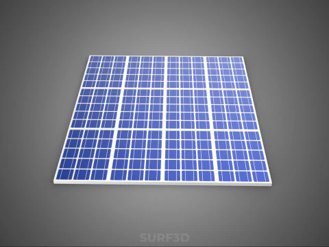 ARRAY SOLAR PANEL MODULE CELL PHOTOVOLTAIC RENEWABLE SUN ENERGY 3D Model