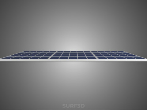 ARRAY SOLAR PANEL MODULE CELL PHOTOVOLTAIC RENEWABLE SUN ENERGY 3D 模型