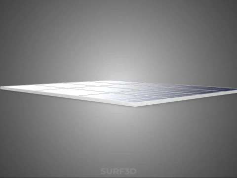 ARRAY SOLAR PANEL MODULE CELL PHOTOVOLTAIC RENEWABLE SUN ENERGY 3D Model