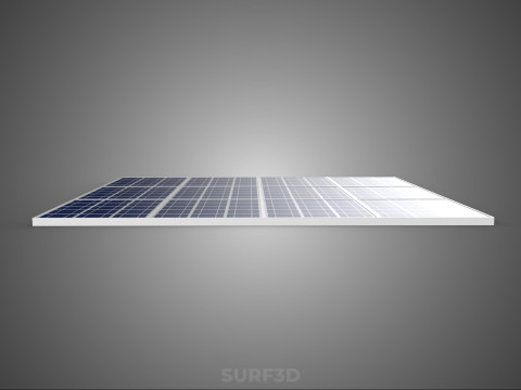 ARRAY SOLAR PANEL MODULE CELL PHOTOVOLTAIC RENEWABLE SUN ENERGY 3D 模型