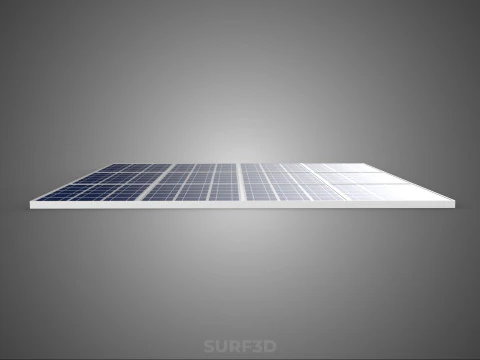 ARRAY SOLAR PANEL MODULE CELL PHOTOVOLTAIC RENEWABLE SUN ENERGY 3D Model