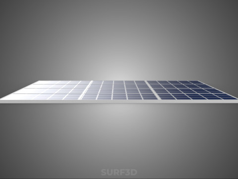 ARRAY SOLAR PANEL MODULE CELL PHOTOVOLTAIC RENEWABLE SUN ENERGY 3D 模型