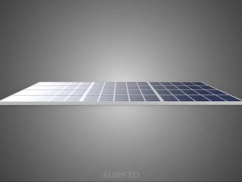 ARRAY SOLAR PANEL MODULE CELL PHOTOVOLTAIC RENEWABLE SUN ENERGY 3D Model