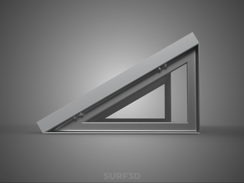 ANGLED STAND PV SOLAR PANEL MODULE CELL PHOTOVOLTAIC RENEWABLE Modelo 3D