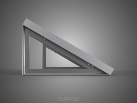 ANGLED STAND PV SOLAR PANEL MODULE CELL PHOTOVOLTAIC RENEWABLE Modelo 3D