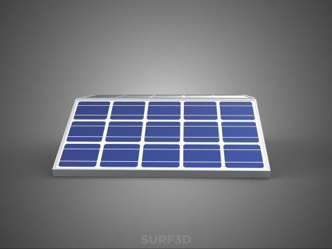ROOF ARRAY SOLAR CELL PANEL MODULAR CONTROLLER CHARGE REGULATOR Modèle 3D