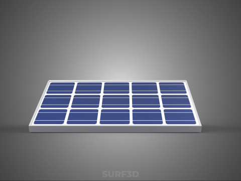 ROOF ARRAY SOLAR CELL PANEL MODULAR CONTROLLER CHARGE REGULATOR Modèle 3D