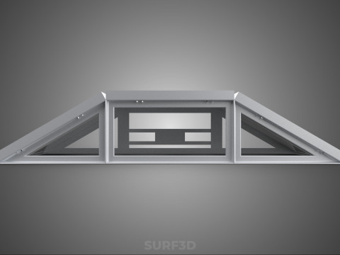 ROOF ARRAY SOLAR CELL PANEL MODULAR CONTROLLER CHARGE REGULATOR Modèle 3D