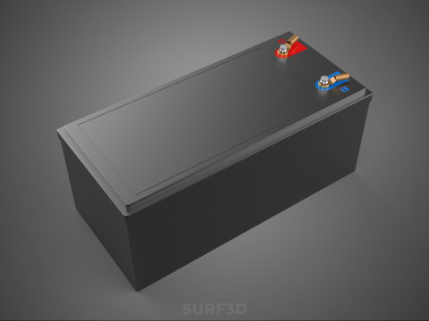 STANDARD INDUSTRIAL BATTERY DC VOLT POWER SUPPLY ENERGY STORAGE 3D Модель