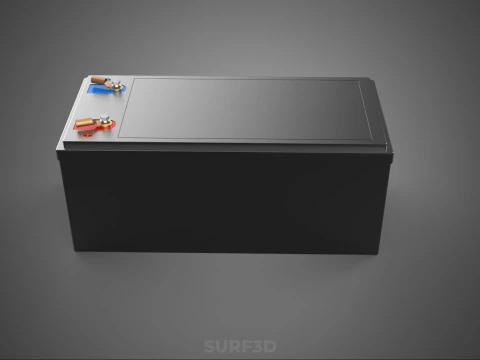 STANDARD INDUSTRIAL BATTERY DC VOLT POWER SUPPLY ENERGY STORAGE 3D Model