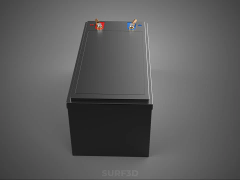 STANDARD INDUSTRIAL BATTERY DC VOLT POWER SUPPLY ENERGY STORAGE 3D Model