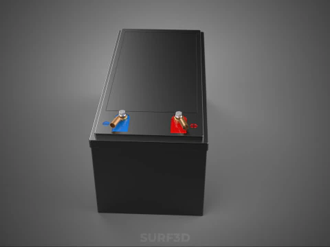 STANDARD INDUSTRIAL BATTERY DC VOLT POWER SUPPLY ENERGY STORAGE 3D Model