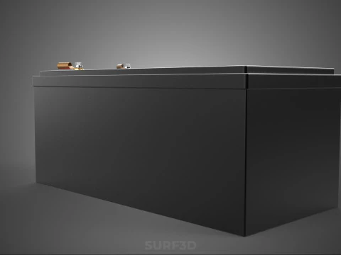 STANDARD INDUSTRIAL BATTERY DC VOLT POWER SUPPLY ENERGY STORAGE 3D Model