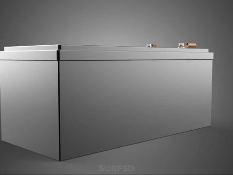 STANDARD INDUSTRIAL BATTERY DC VOLT POWER SUPPLY ENERGY STORAGE 3D Model