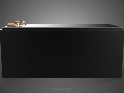 STANDARD INDUSTRIAL BATTERY DC VOLT POWER SUPPLY ENERGY STORAGE 3D Model