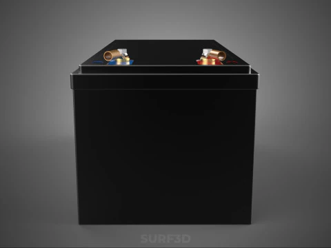 STANDARD INDUSTRIAL BATTERY DC VOLT POWER SUPPLY ENERGY STORAGE 3D Model