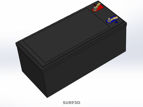 STANDARD INDUSTRIAL BATTERY DC VOLT POWER SUPPLY ENERGY STORAGE 3D 模型