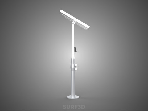 MOUNTED POLE STAND SOLAR CELL PANEL CONTROLLER CHARGE REGULATOR 3D Model