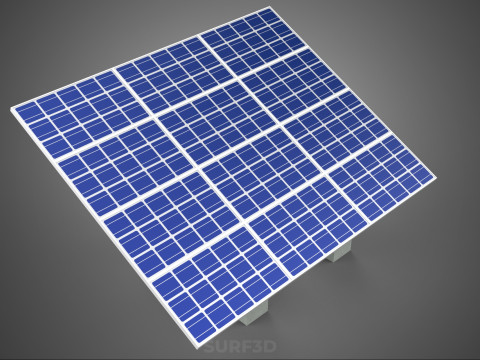 STAND SUPPORT STRUCTURE FRAME ARRAY SOLAR PANEL SUN PHOTOVOLTAIC 3D Modell