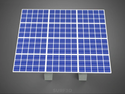 STAND SUPPORT STRUCTURE FRAME ARRAY SOLAR PANEL SUN PHOTOVOLTAIC 3D Model