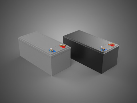BATTERY DC VOLT POWER SUPPLY ENERGY STORAGE PACK ELECTRICAL CELL Model 3D