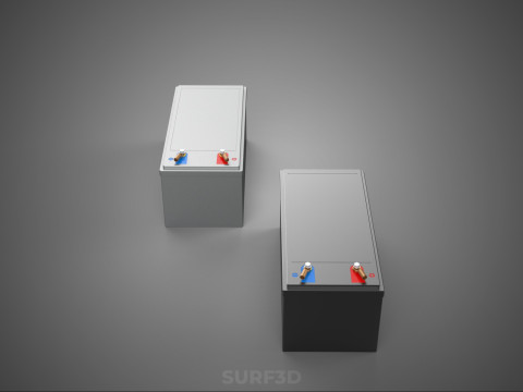 BATTERY DC VOLT POWER SUPPLY ENERGY STORAGE PACK ELECTRICAL CELL 3D Model